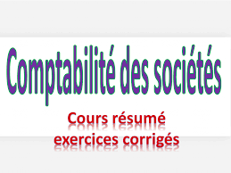 Comptabilité des Sociétés 1A